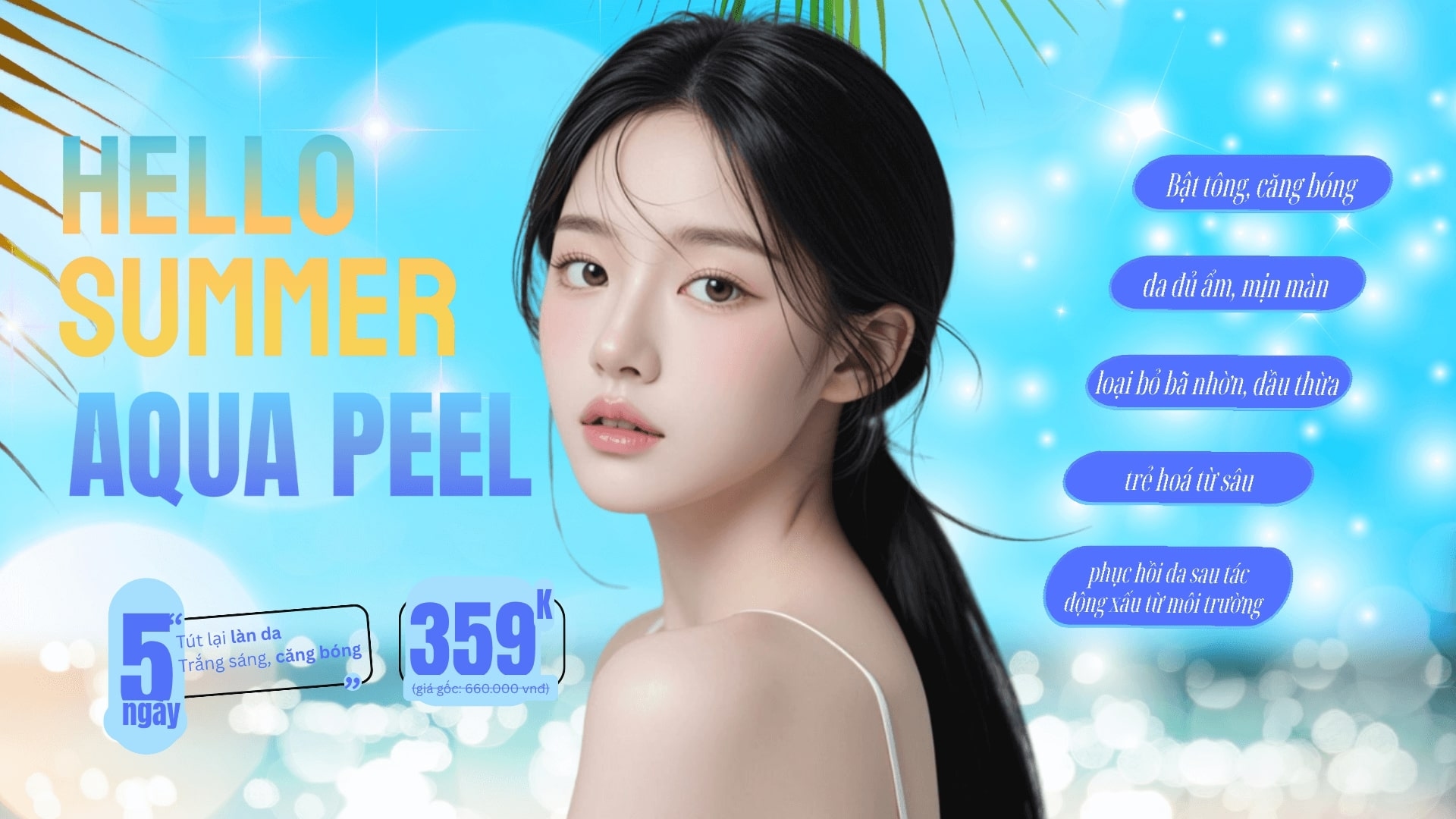 Liệu trình làm sạch da Aqua Peel giảm giá tại Eternal Beauty Center