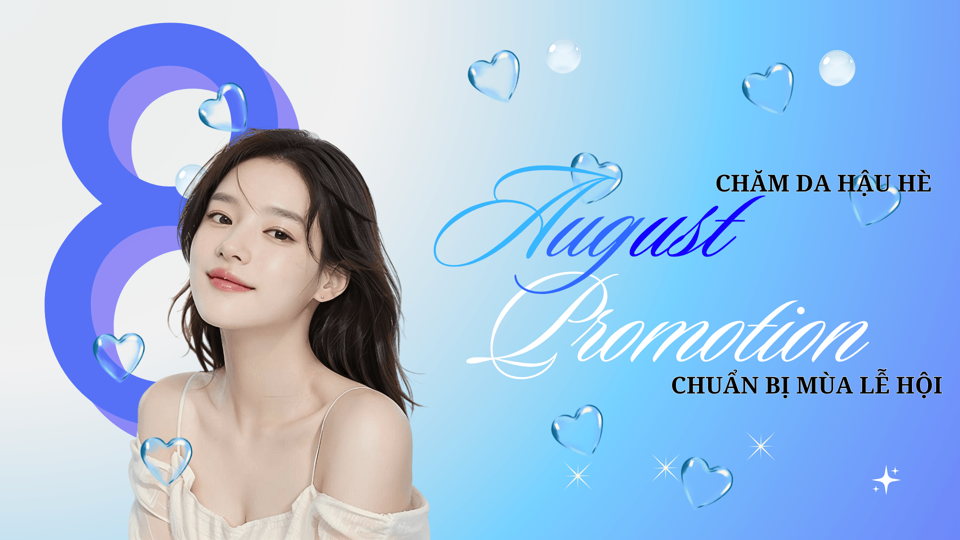 Ưu đãi tháng 8 tại Eternal Beauty Center, giảm 20% dịch vụ trị mụn và chăm sóc da