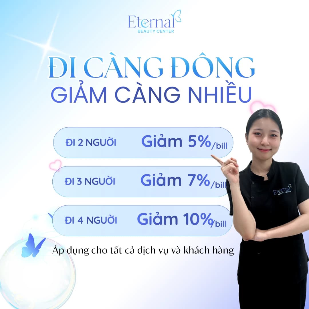 Đi Càng Đông Giảm Càng Nhiều – Ưu Đãi Nhóm Tại Eternal