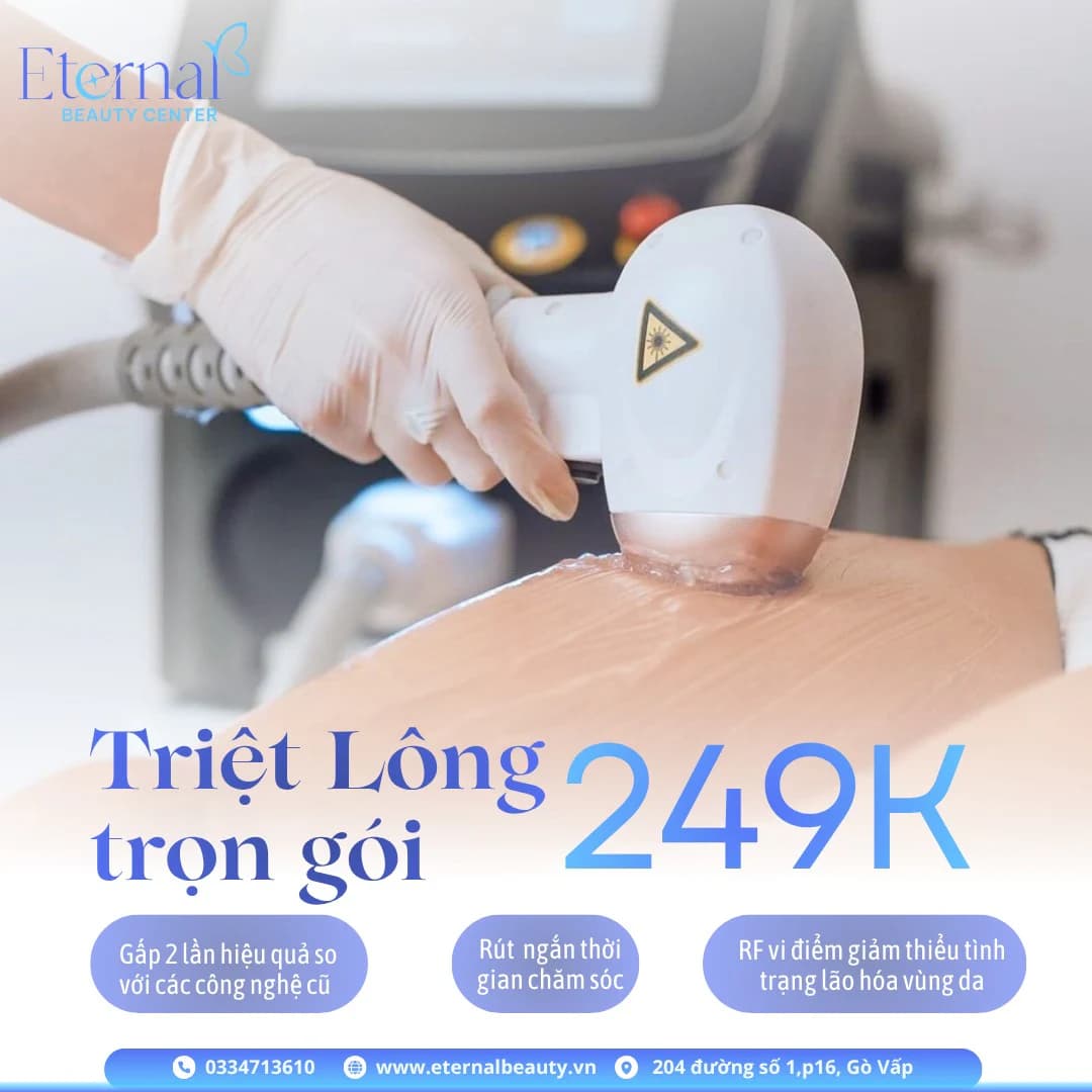 Hair Removal Package from 249K for New Clients | Eternal Beauty Center Gò Vấp