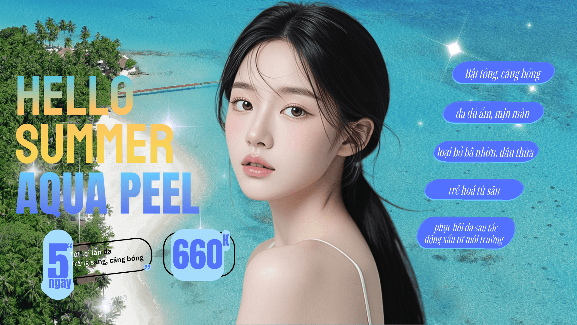 Ưu Đãi Hè 2025 tại Eternal Beauty – Mịn da, sạch mụn, tạm biệt "vi-ô-lông"