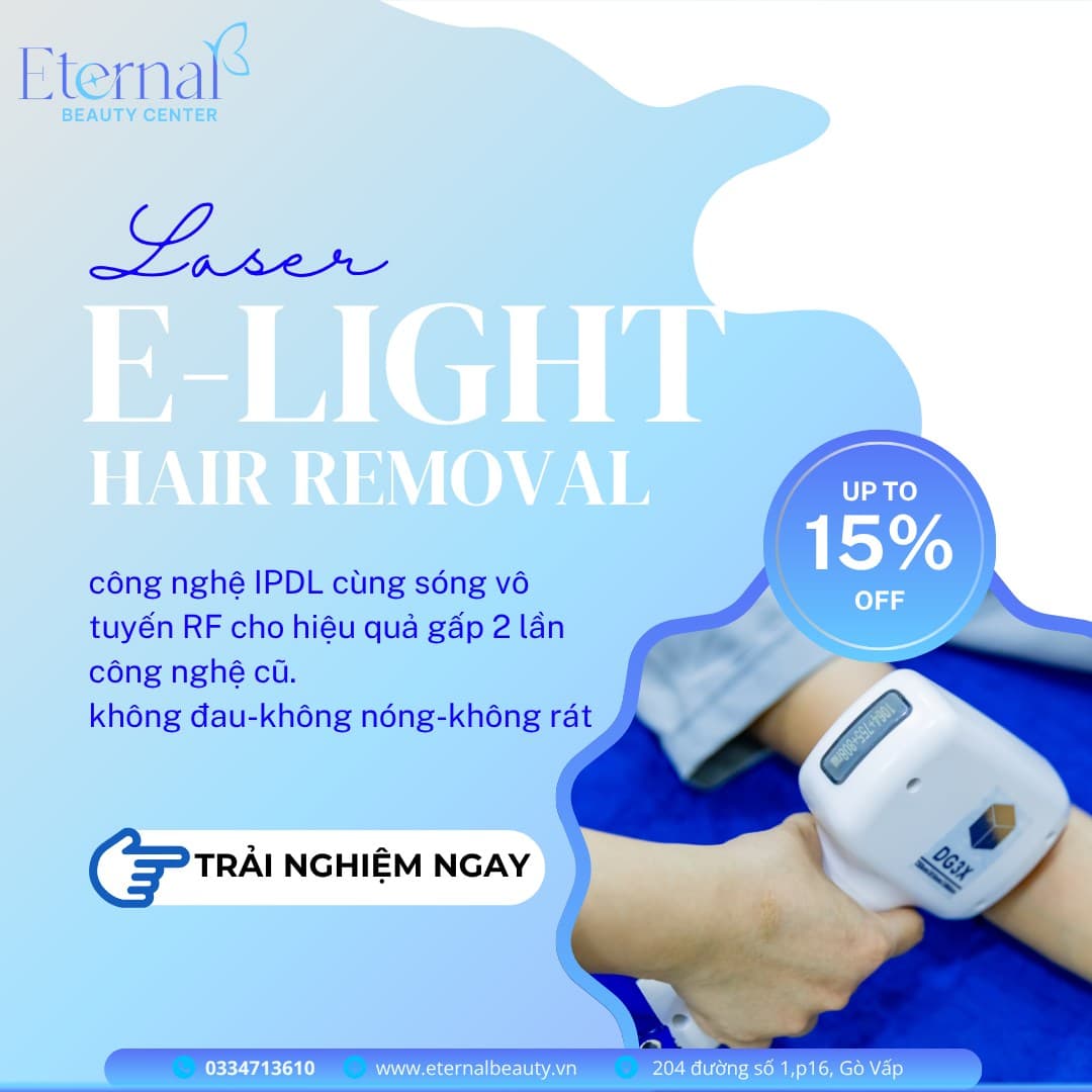 Ưu đãi triệt lông E-light