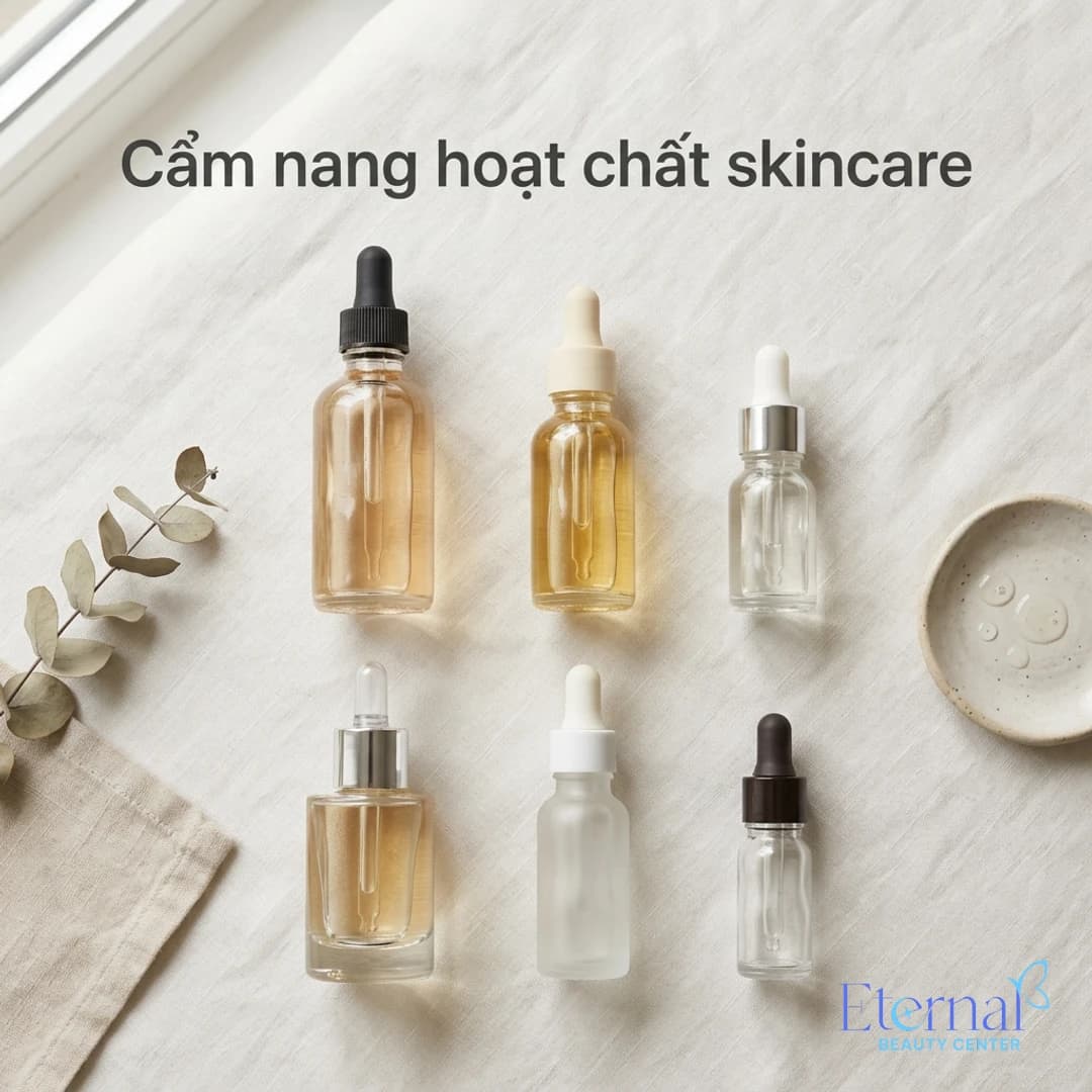 Cẩm nang hoạt chất skincare: dùng đúng, kết hợp đúng