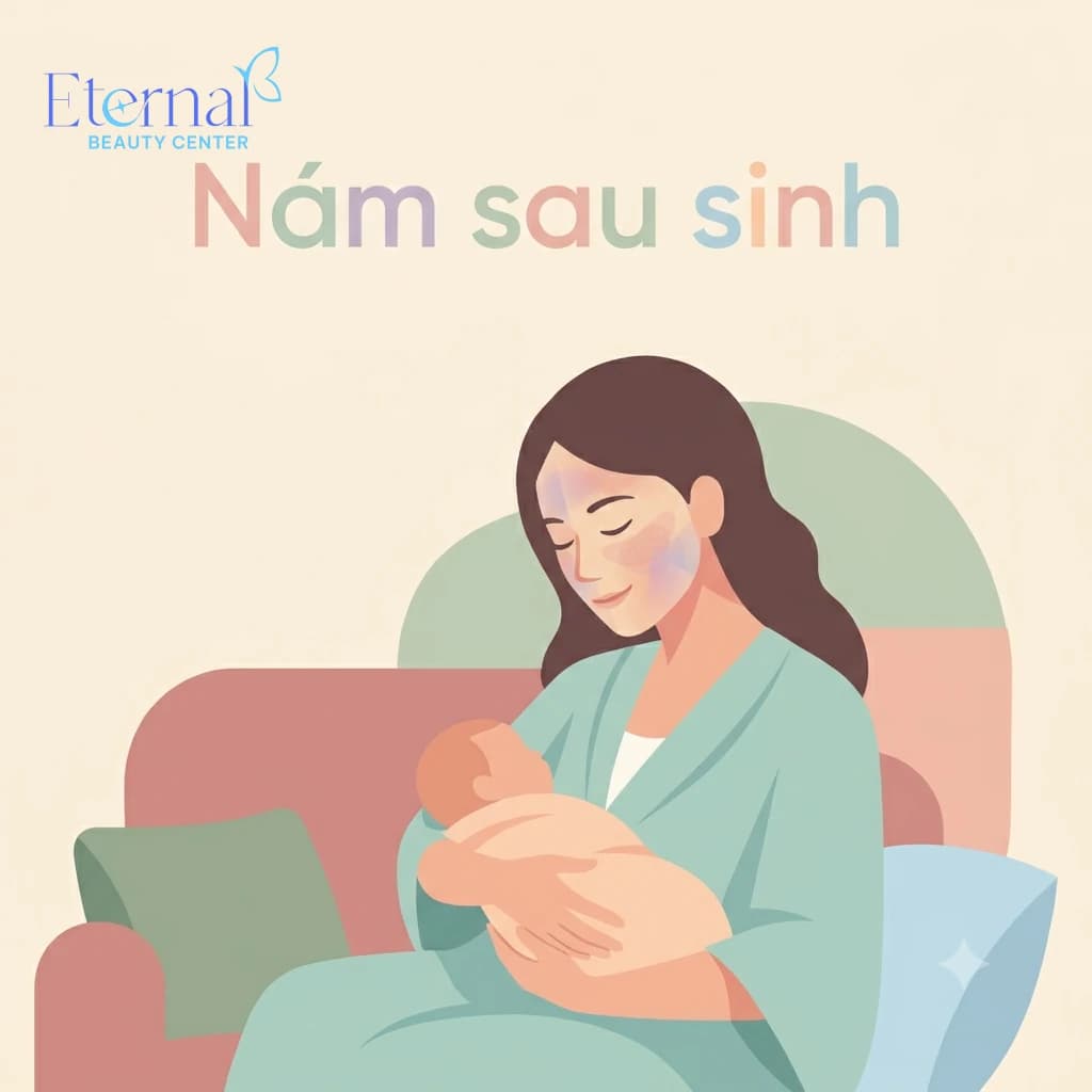 Nám sau sinh (nám nội tiết): vì sao bị và cách xử lý an toàn khi cho con bú