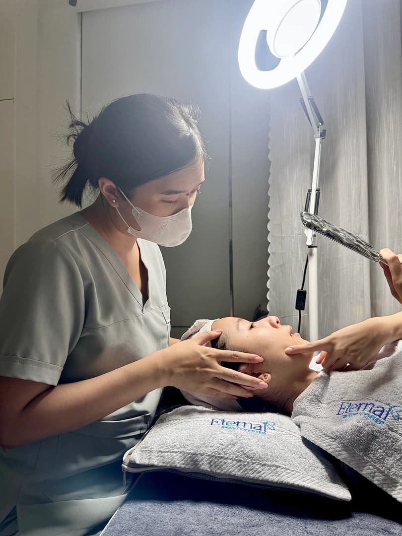 Skin photography before treatment